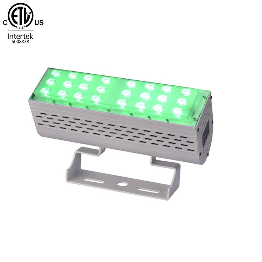 ETL CE Certificated outdoor 50W RGB RGBW LED Flood Light