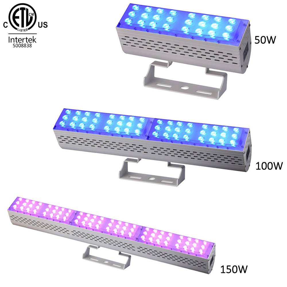 ETL CE Certificated outdoor 100W RGB RGBW LED Flood Light 