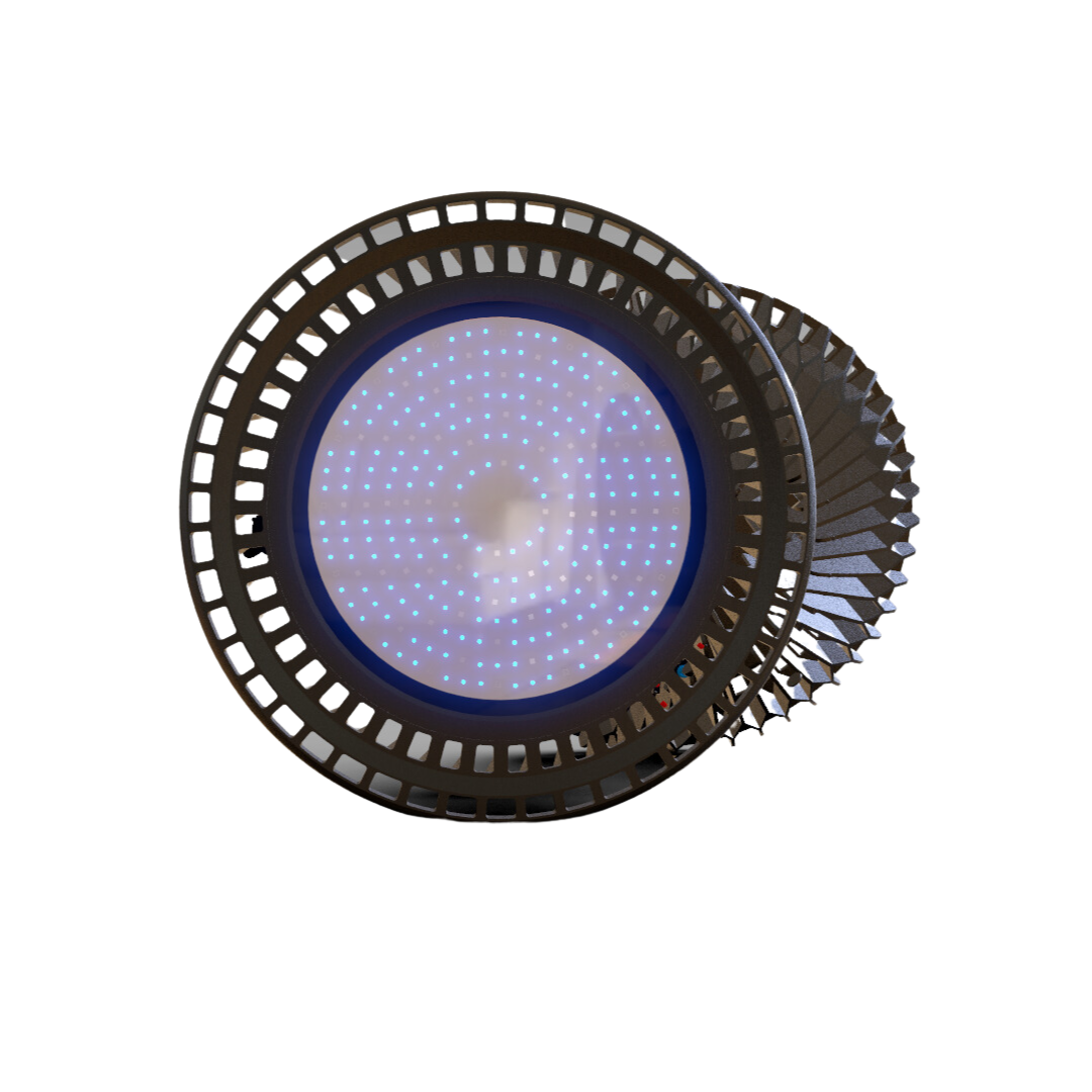 ETL cETL Certified IP66 Light 200W RGBW DMX UFO Light High Bay Light