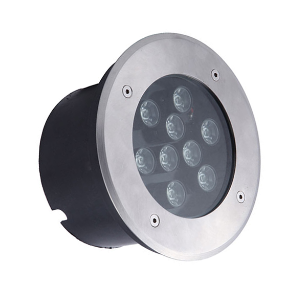 9W  IP66 CE Cetificed LED Underground Flood Light 