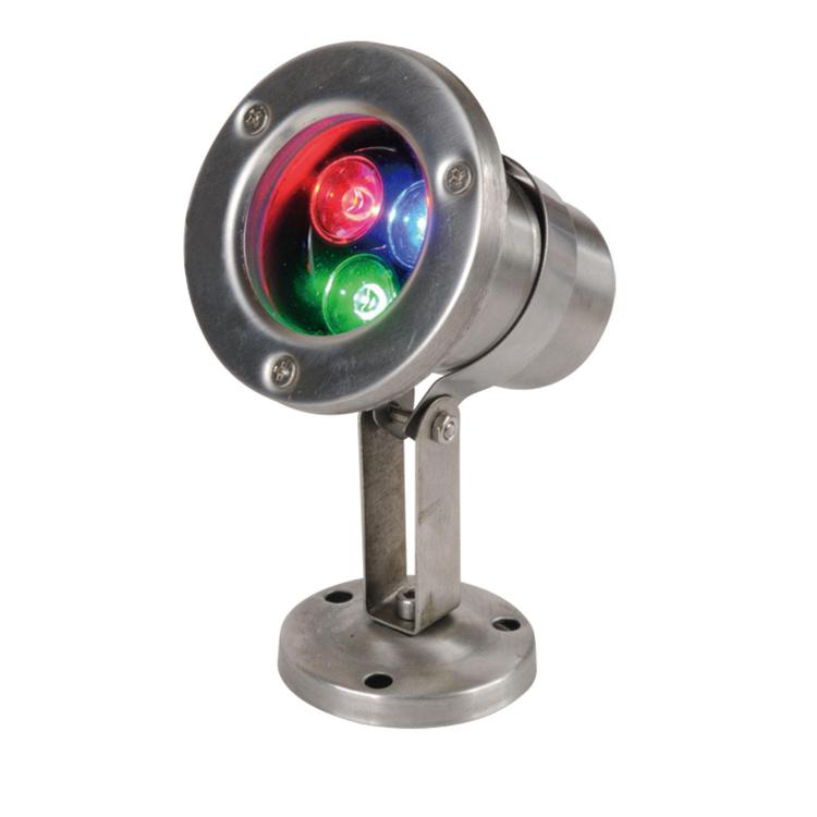 3W IP68 CE RoHS certificated RGB Underwater LED Light 