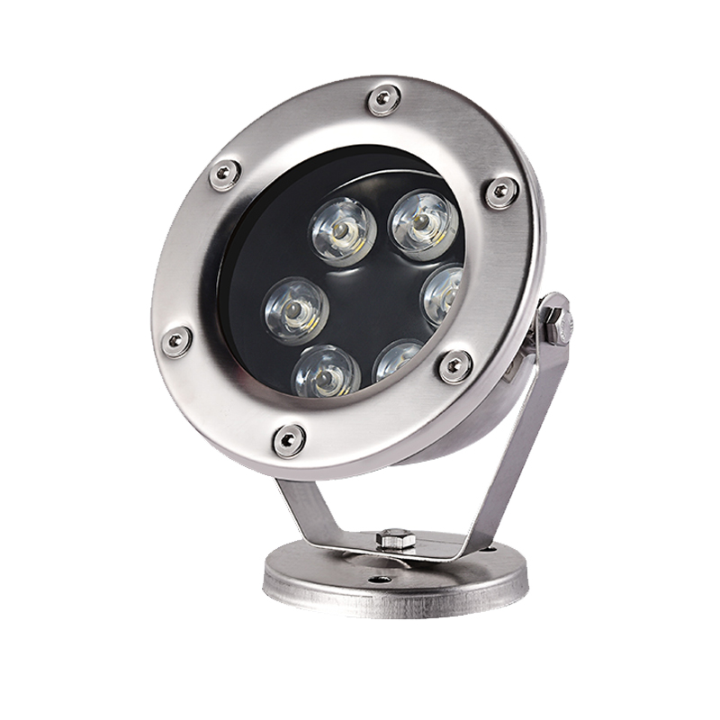 6W IP68 CE RoHS certificated RGB Underwater LED Light 