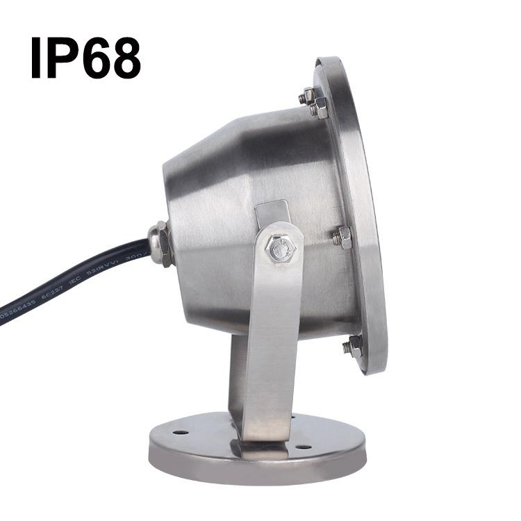 6W IP68 CE RoHS certificated RGB Underwater LED Light 