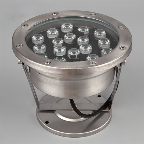 18W IP68 CE RoHS certificated RGB Underwater LED Light 