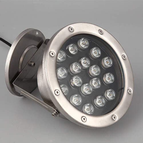 18W IP68 CE RoHS certificated RGB Underwater LED Light 