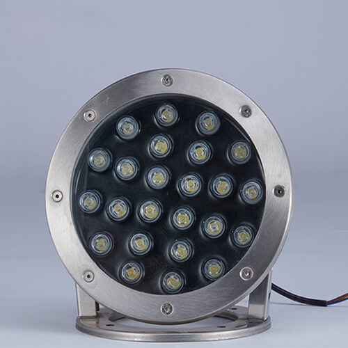 24W IP68 CE RoHS certificated RGB Underwater LED Light 