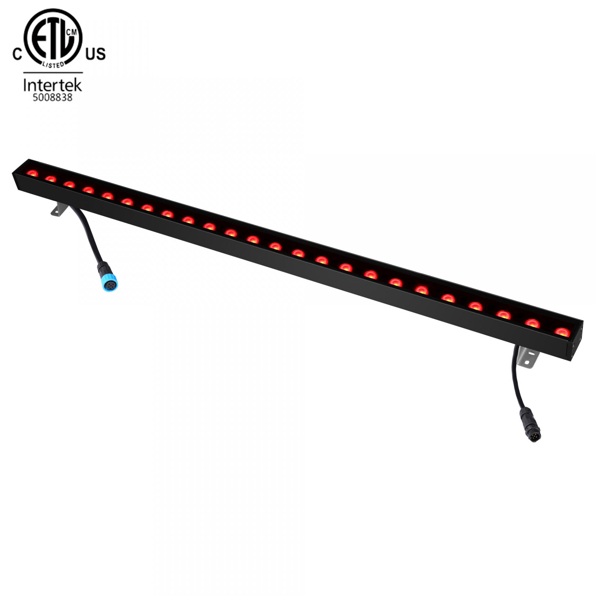 UL ETL Listed 40 inches 50cm lenght 36W RGB RGBW LED Wall Washer