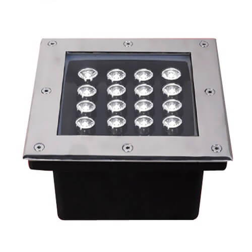 16W IP66 CE Cetificed Square Type LED Underground Flood Light