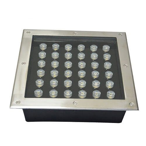 36W IP66 CE Cetificed Square Type LED Underground Flood Light 