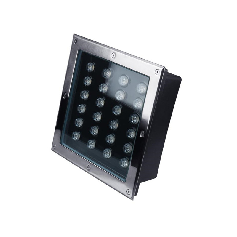 24W IP66 CE Cetificed Square Type LED Underground Flood Light 