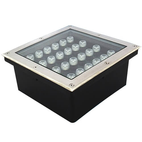 24W IP66 CE Cetificed Square Type LED Underground Flood Light 