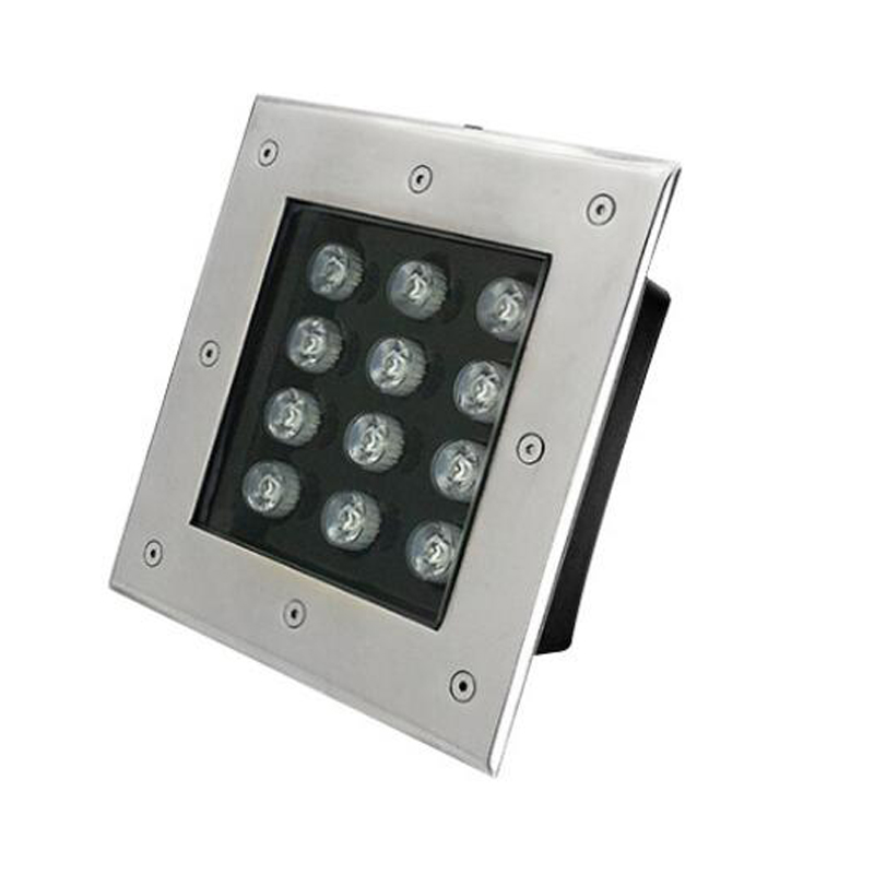 12W IP66 CE Cetificed Square Type LED Underground Flood Light