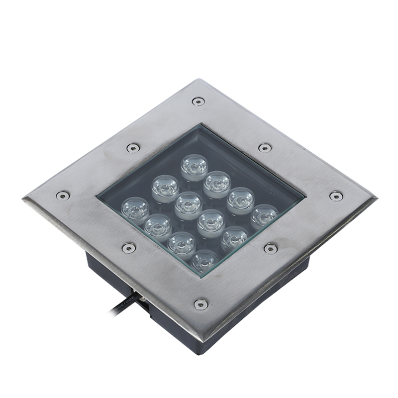 12W IP66 CE Cetificed Square Type LED Underground Flood Light