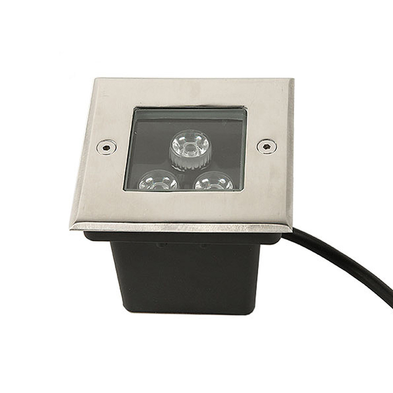 3W IP66 CE Cetificed Square Type LED Underground Flood Light