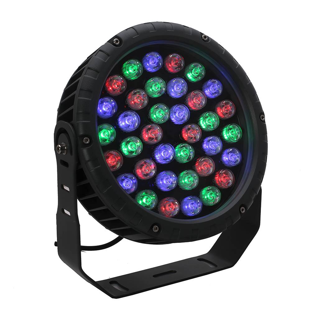 24W IP65 DMX512 RGB Round LED Flood Light 