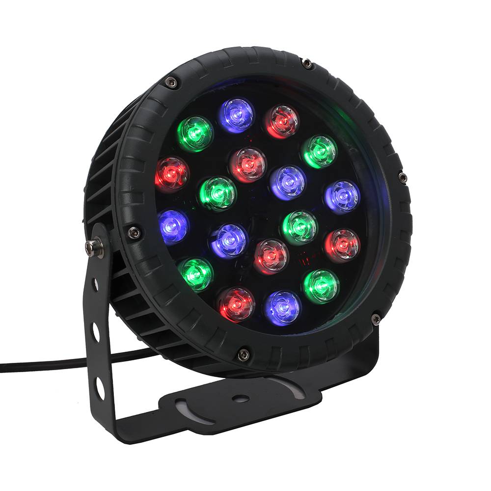 18W IP65 DMX512 RGB Round LED Flood Light  