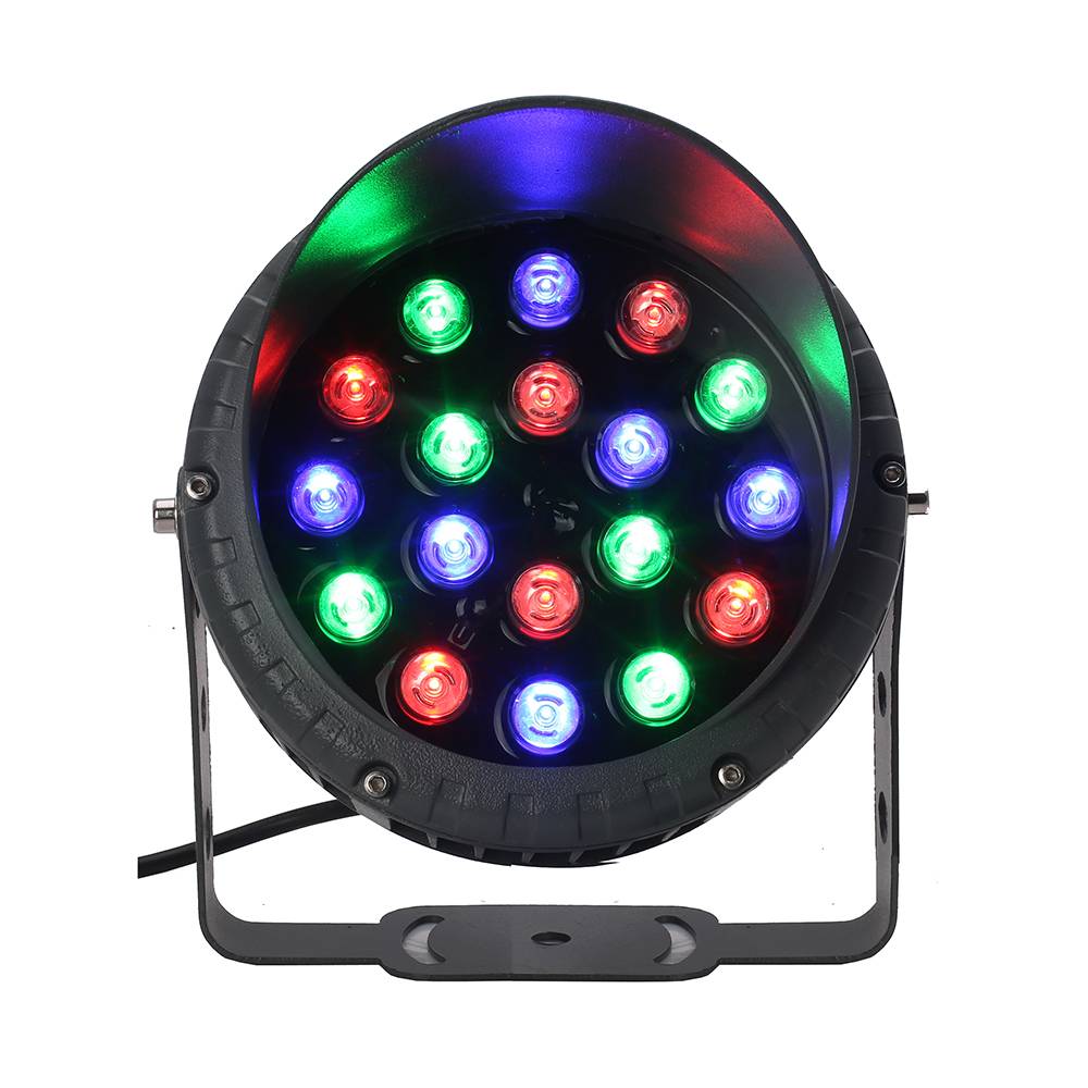 18W IP65 DMX512 RGB Round LED Flood Light  