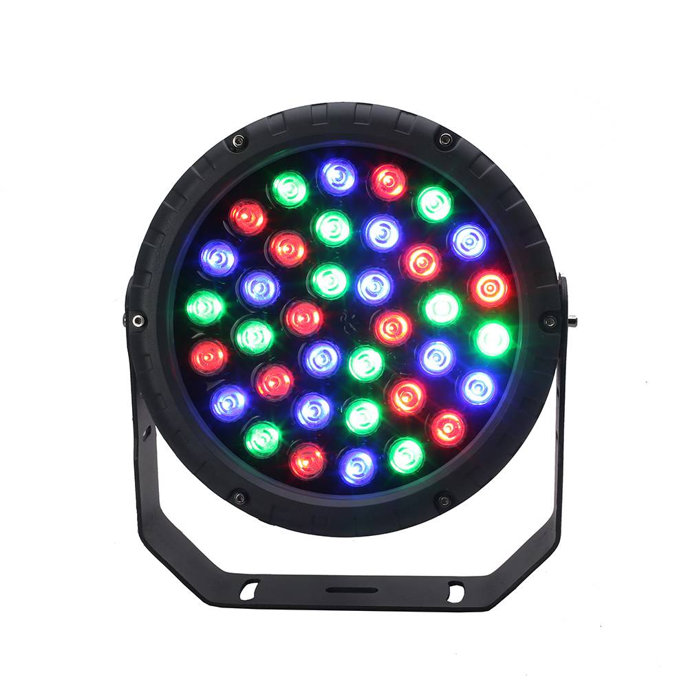 36W IP65 DMX512 RGB Round LED Flood Light 
