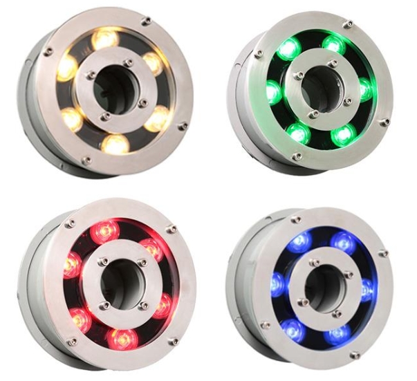 6W IP68 DMX control optional RGB LED Fountain light