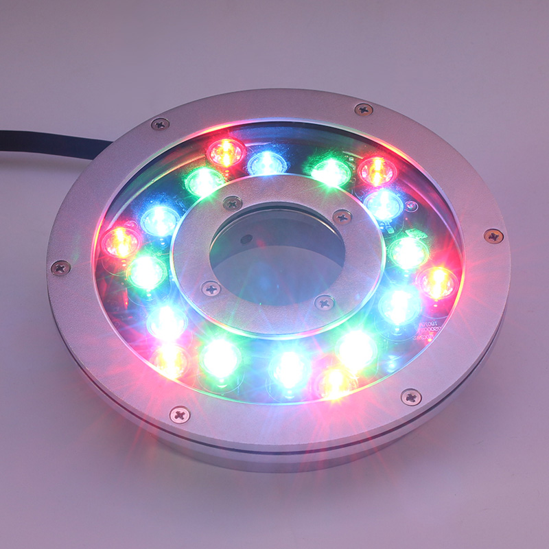 18W IP68 DMX control optional RGB LED Fountain light