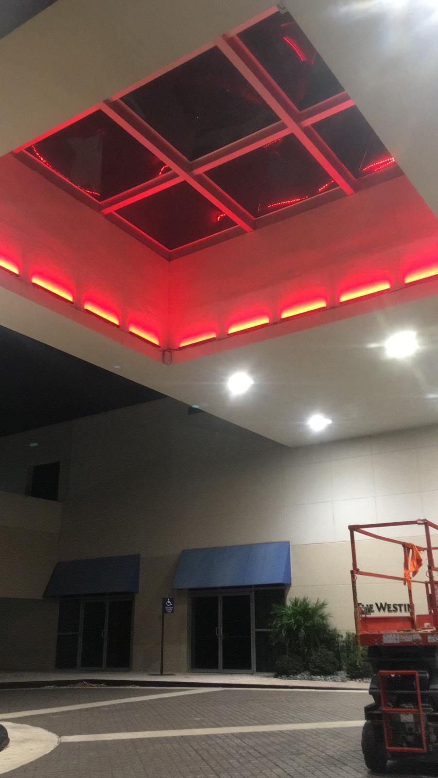 25W 50W RGBW Wall Washer project in USA