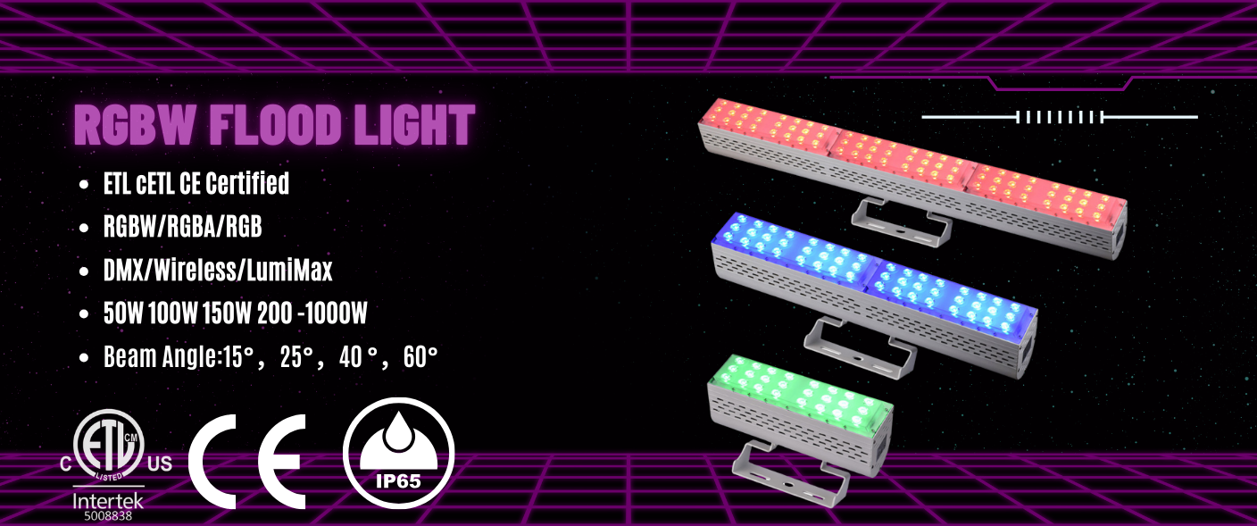 ETL listed RGBW Flood light