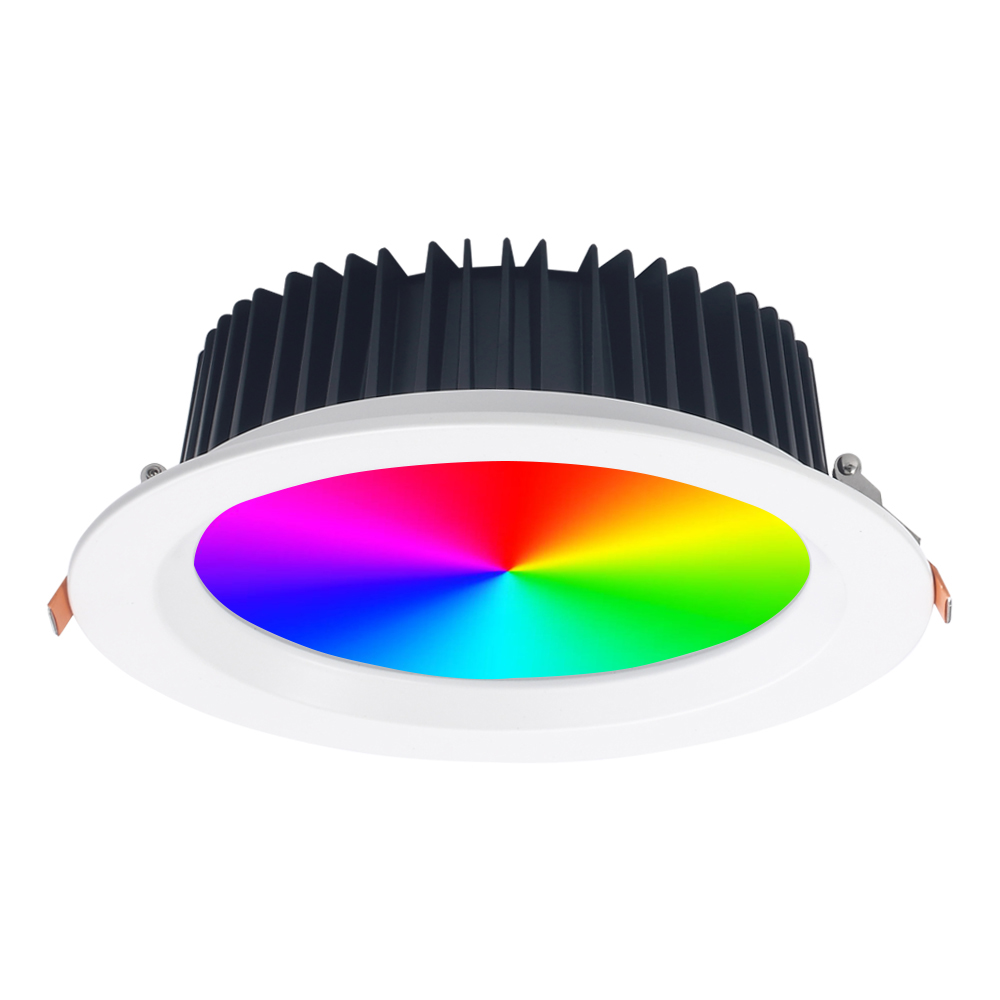 8 inches 40W Indoor Recessed RGBW LED Downlight