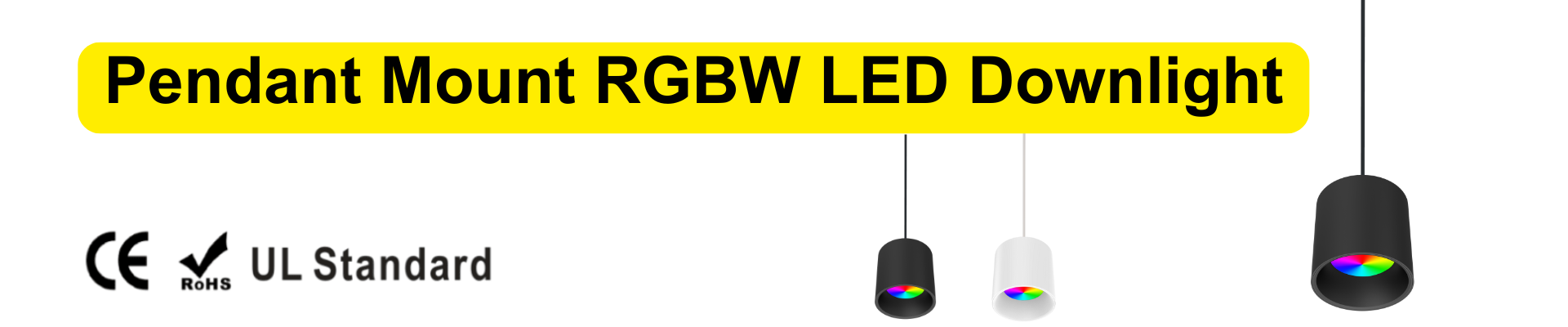 Pendant RGBW LED Downlight