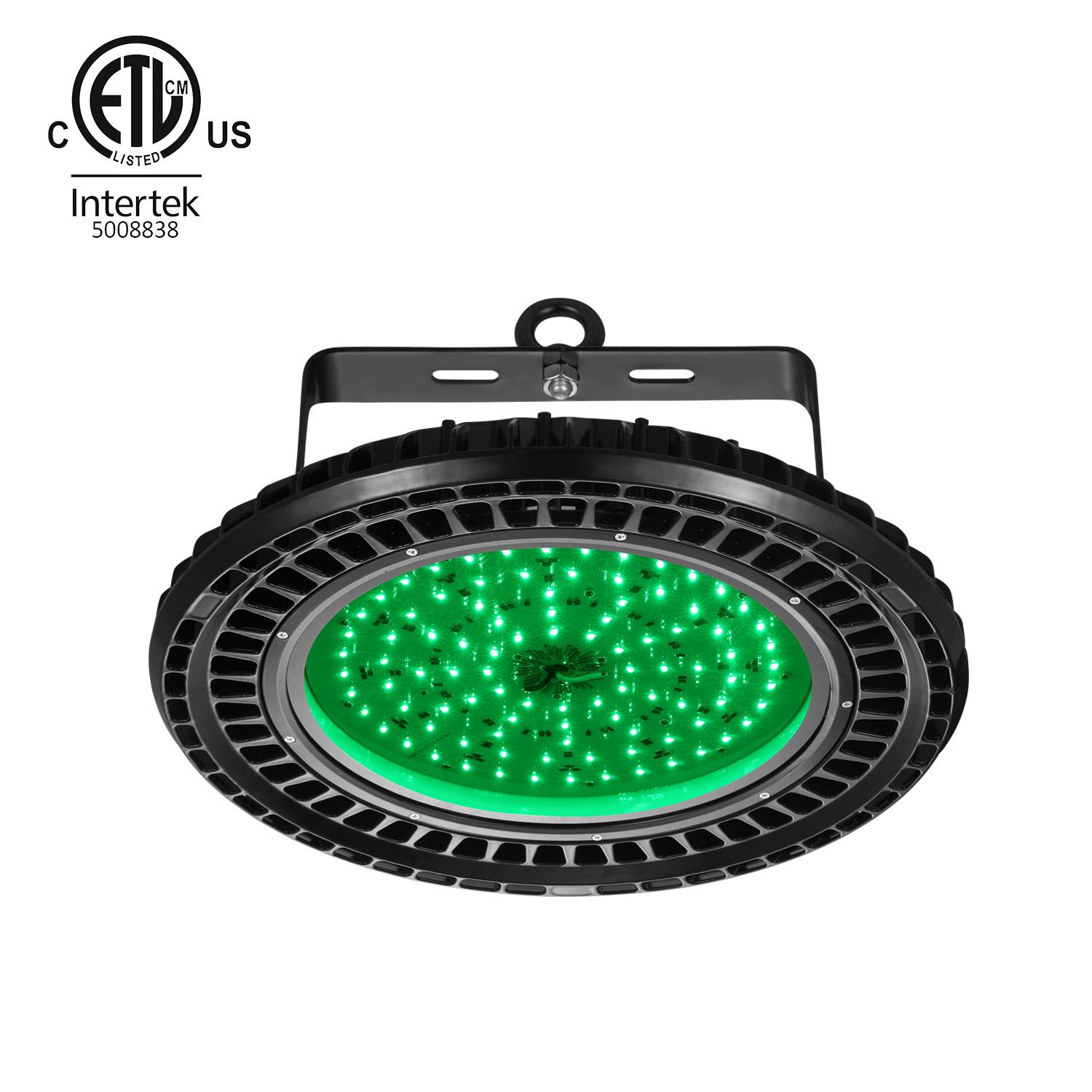ETL cETL Certified IP66 Light 150W RGBW DMX UFO Light High Bay Light
