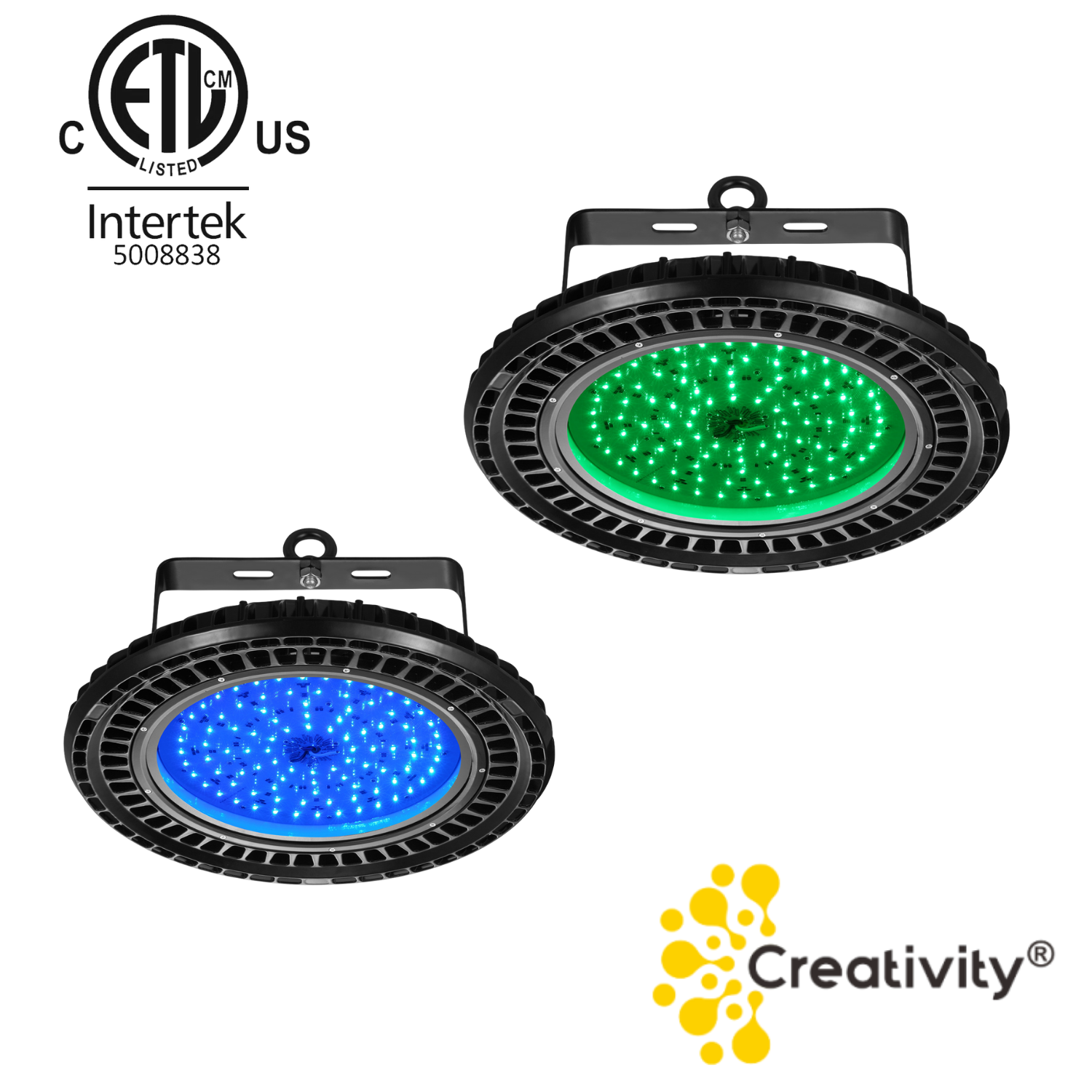 ETL cETL Certified IP66 Light 250W RGBW DMX UFO Light&nbsp;High Bay Light