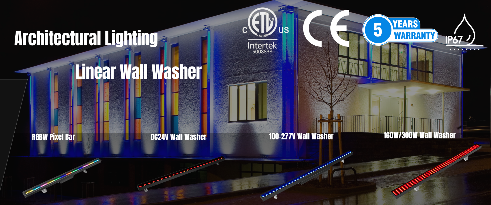ETL listed LED Wall Washer