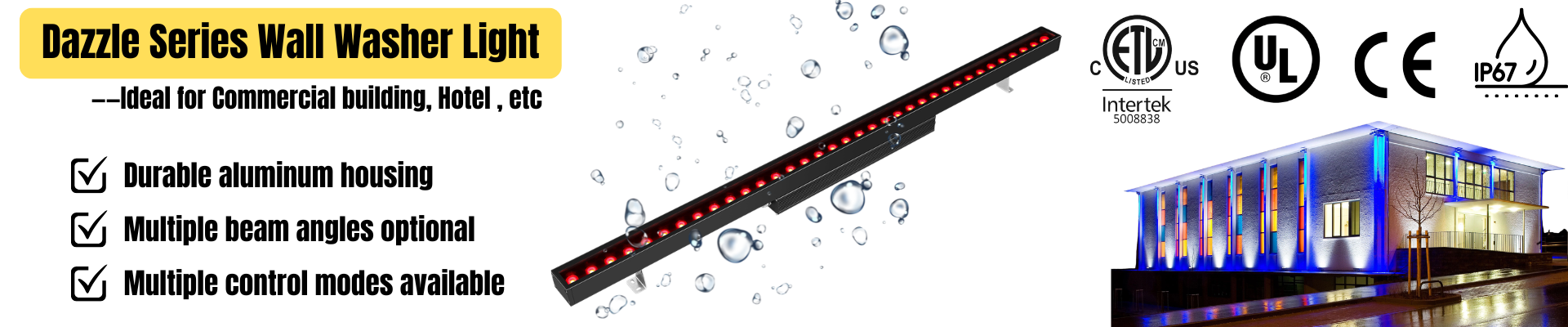 AC100-277V Dazzle LED Wall Washer