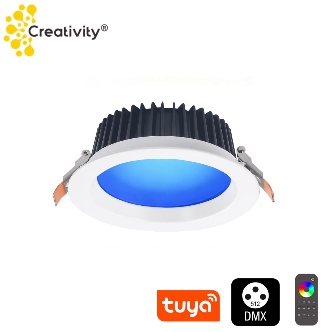 6 inches 30W Indoor Recessed RGBW LED Downlight