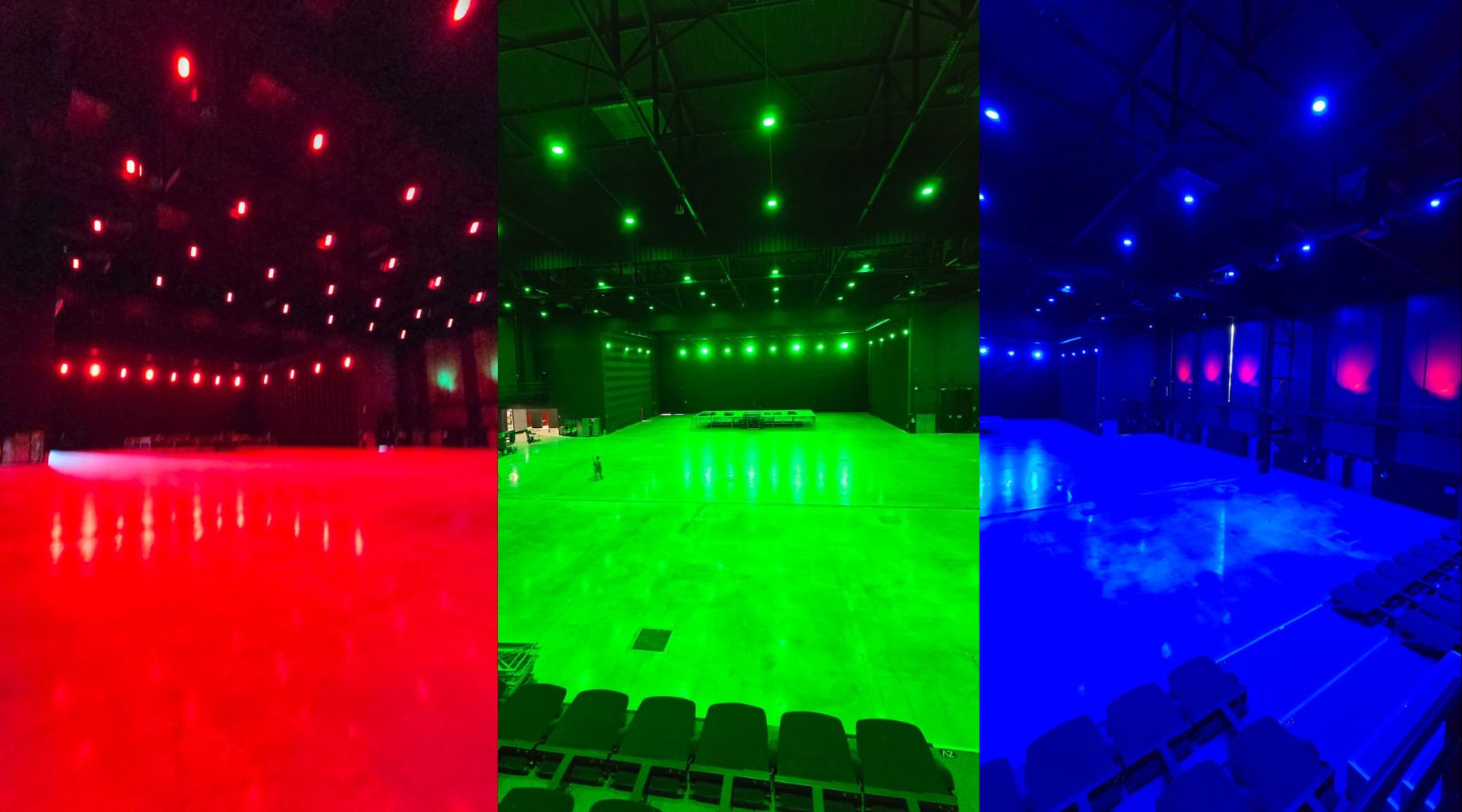2026 250W RGBW UFO LED High Bay Project for Le Cube Troyes, France